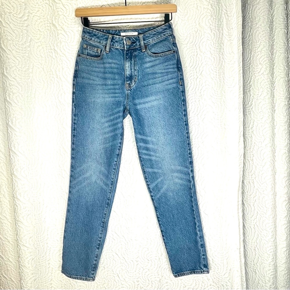 PacSun High Rise Medium Wash Mom Jeans Size 24
